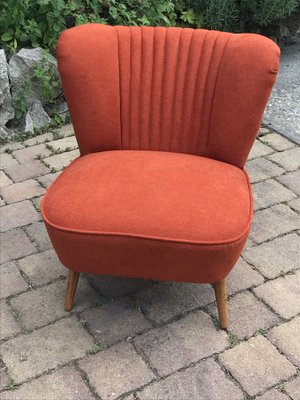 Red Cocktail Chairs, 1960s, Set of 2-OXJ-1189712