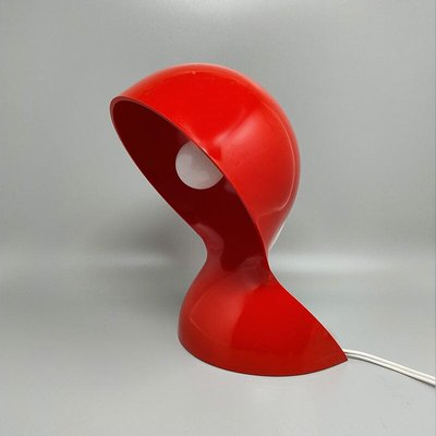 Red Dalù Table Lamp by Vico Magistretti for Artemide, 1960s-QGR-2032154