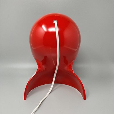 Red Dalù Table Lamp by Vico Magistretti for Artemide, 1960s-QGR-2032154