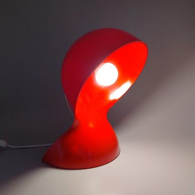 Red Dalù Table Lamp by Vico Magistretti for Artemide, 1960s-QGR-2032154