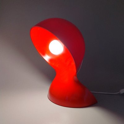 Red Dalù Table Lamp by Vico Magistretti for Artemide, 1960s-QGR-2032154