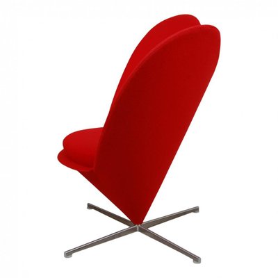 Red Fabric Heart Chair by Verner Panton for Vitra-MTD-1400636