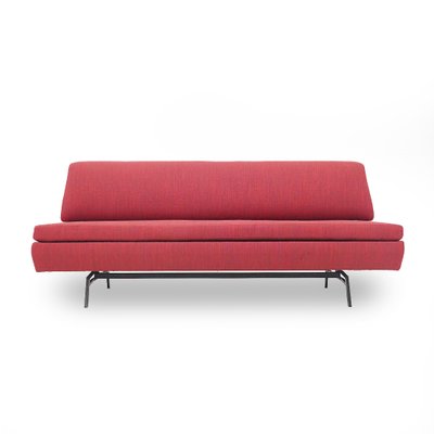 Red Fabric Sofabed, 1960s-EZ-2040415