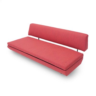 Red Fabric Sofabed, 1960s-EZ-2040415