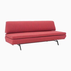 Red Fabric Sofabed, 1960s-EZ-2040415