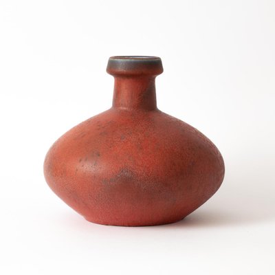 Red Fal Lava Vase by Kurt Tschörner for Otto Keramik-IXK-1260892