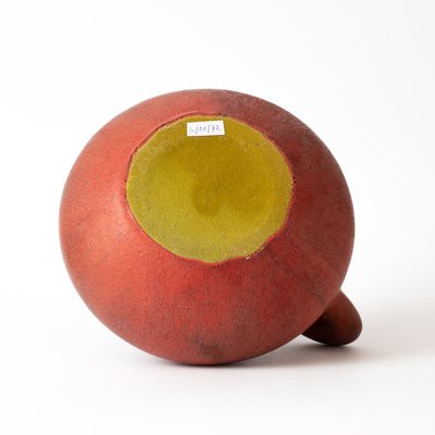 Red Fal Lava Vase by Kurt Tschörner for Otto Keramik-IXK-1260892