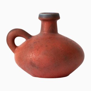 Red Fal Lava Vase by Kurt Tschörner for Otto Keramik-IXK-1260892