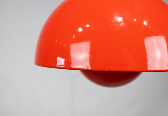 Red Flowerpot Model VP1 Pendant by Verner Panton, 1970s-UY-705985