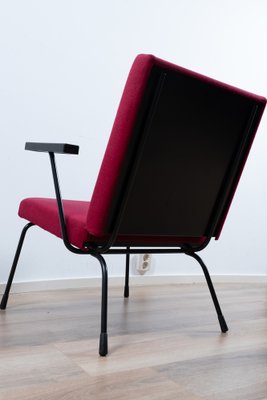 Red Model 1407 Lounge Chair by Wim Rietveld and A.R. Cordemeyer for Gispen-GE-1339099