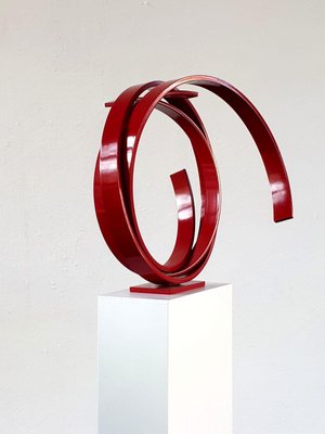 Red Movement Sculpture by Kuno Vollet-MDB-1803660