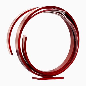 Red Movement Sculpture by Kuno Vollet-MDB-1803660