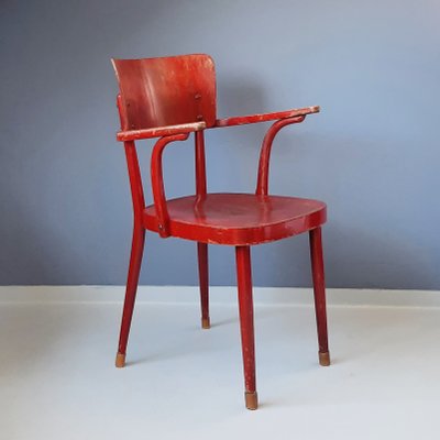 Red No. A 462 Armchair from Thonet / Ligna, 1940s-SJU-1393171