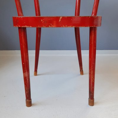 Red No. A 462 Armchair from Thonet / Ligna, 1940s-SJU-1393171