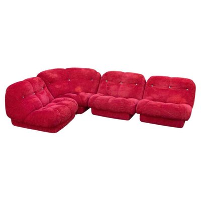 Red Nuvolone Sofa by Rino Maturi, 1970s-ZCI-1313482