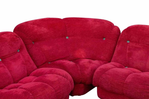 Red Nuvolone Sofa by Rino Maturi, 1970s-ZCI-1313482