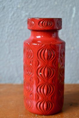 Red Onion Vase from Scheurich, 1960s-AIU-1800346