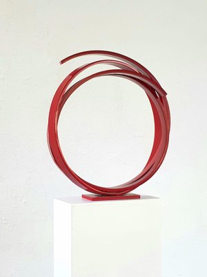 Red Orbit Sculpture by Kuno Vollet-MDB-1803663