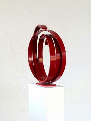 Red Orbit Sculpture by Kuno Vollet-MDB-1803663