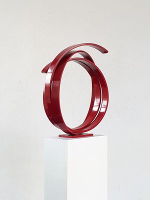 Red Orbit Sculpture by Kuno Vollet-MDB-1803663