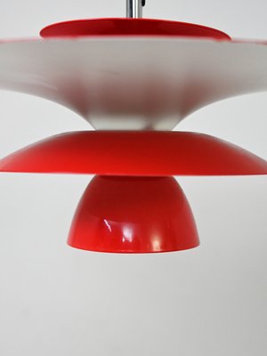 Red Pendant Lamp, 1990s-QWP-2035582