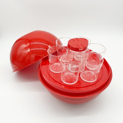 Red Picnic Set from Guzzini, 1970s, Set of 28-PCO-1789102