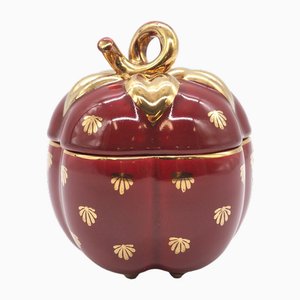 Red Rubin Jar by Arthur Percy for Upsala Ekeby Gefle, Sweden, 1940s-JZC-2042199