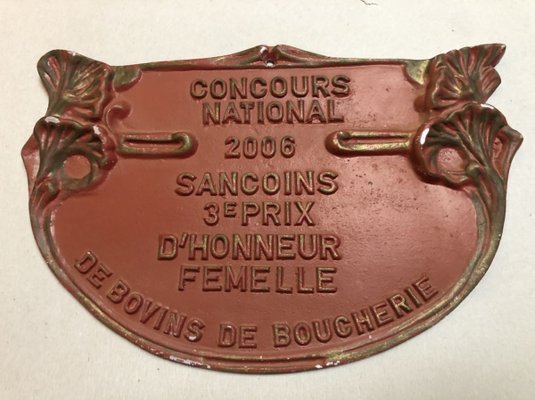 Red Sancoins Agricultural Contest Plaque, 2006-SDV-736868