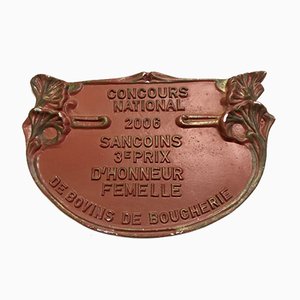 Red Sancoins Agricultural Contest Plaque, 2006-SDV-736868