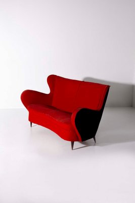 Red Sofa by Guglielmo Veronesi, 1950s-IEW-1797533