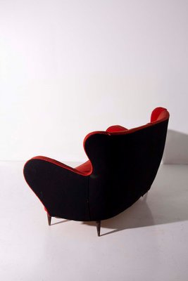 Red Sofa by Guglielmo Veronesi, 1950s-IEW-1797533