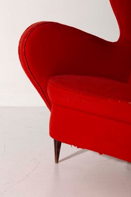 Red Sofa by Guglielmo Veronesi, 1950s-IEW-1797533