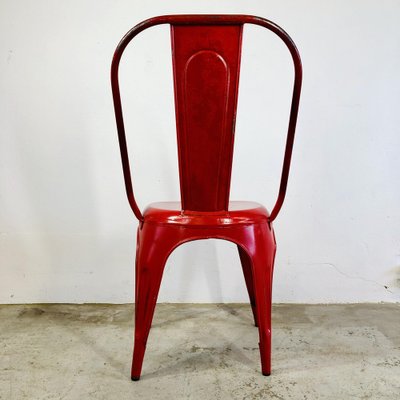 Red Steel Coffee Chairs from Tolix-LCQ-1175793