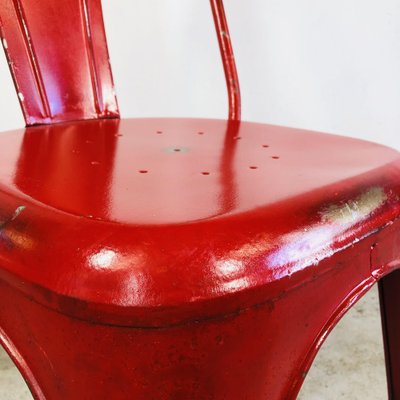 Red Steel Coffee Chairs from Tolix-LCQ-1175793