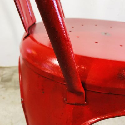 Red Steel Coffee Chairs from Tolix-LCQ-1175793