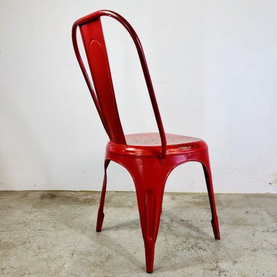 Red Steel Coffee Chairs from Tolix-LCQ-1175793