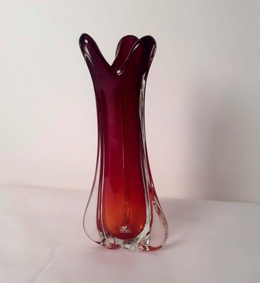 Red Submerged Vase by Luigi Ferro for A.VE.M., 1941-TKI-679038