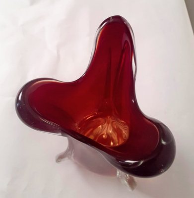 Red Submerged Vase by Luigi Ferro for A.VE.M., 1941-TKI-679038