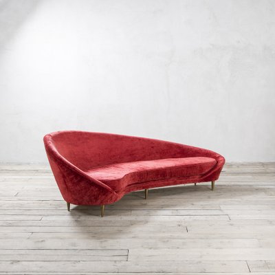 Red Velvet Sofa, 2010-FWM-1739786