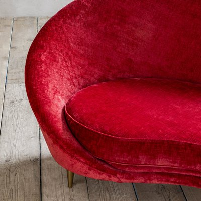 Red Velvet Sofa, 2010-FWM-1739786