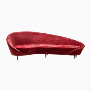 Red Velvet Sofa, 2010-FWM-1739786