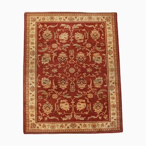 Red & Yellow Sheep Wool Rug-HPP-1746740