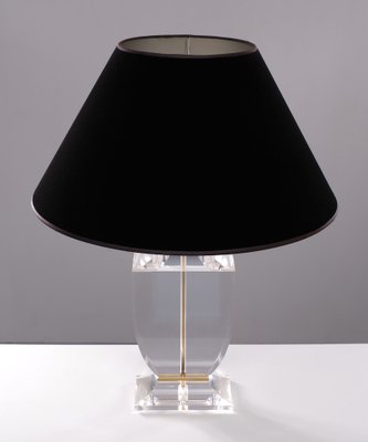 Regency Acrylic Glass Table Lamp, France, 1970s-GCG-1372019