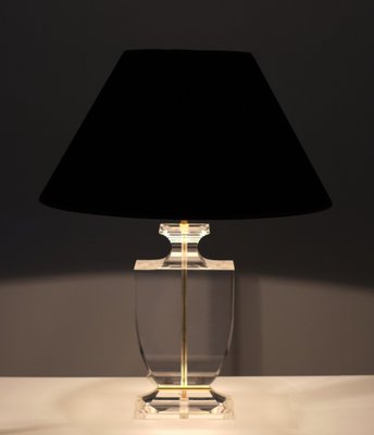 Regency Acrylic Glass Table Lamp, France, 1970s-GCG-1372019