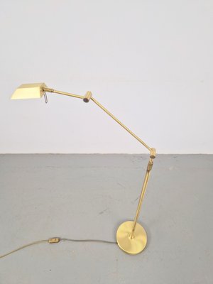 Regency Adjustable Brass Floor Lamp Reading Lamp, 1970s-AXJ-2040410