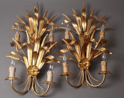 Regency American Golden Wall Lamp from Ehren Hans Kögel, 1960s-ESB-1812840