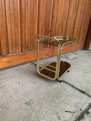 Regency Brass 2-Tier Bar Cart, 1960s-OXJ-1445134