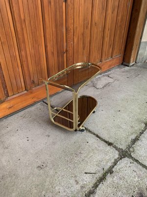 Regency Brass 2-Tier Bar Cart, 1960s-OXJ-1445134