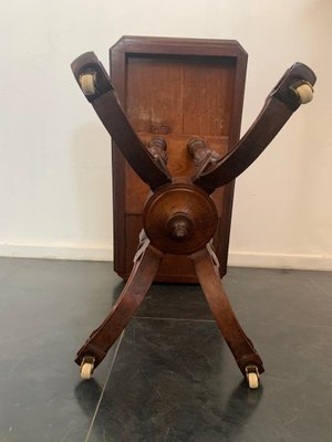 Regency Gambling Table in Mahogany Inlaid on Briar, England, 1800s-IJR-1088971