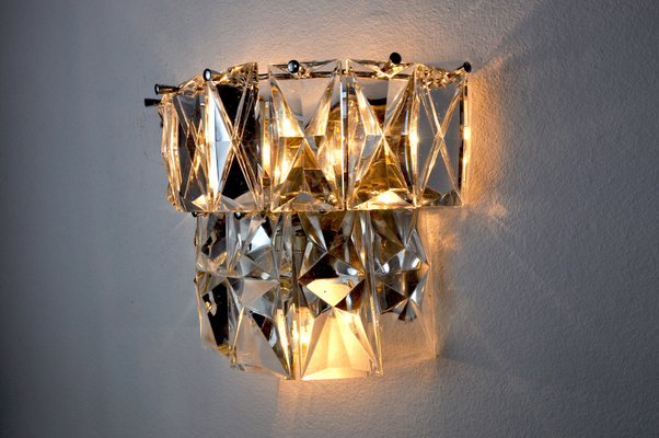 Regency Glass Wall Light from Kinkeldey, Germany, 1970-EJE-1174540